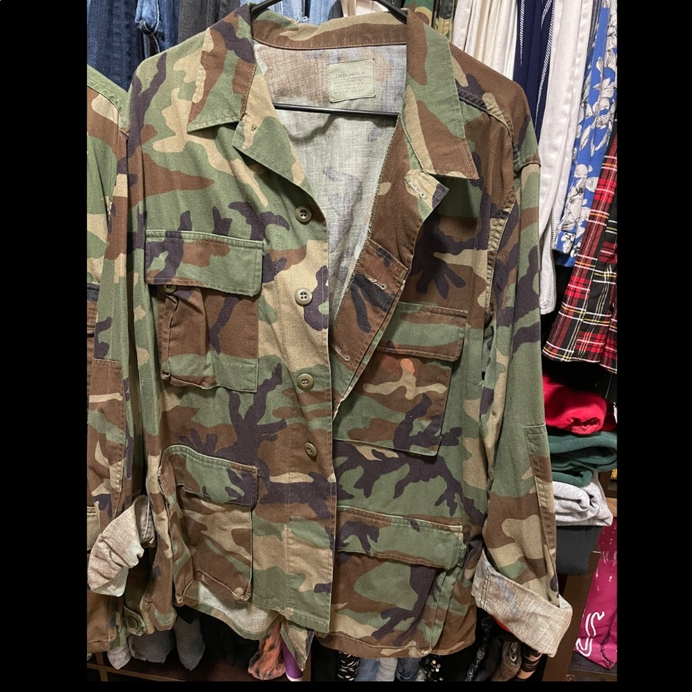 Oversized army Camo jacket